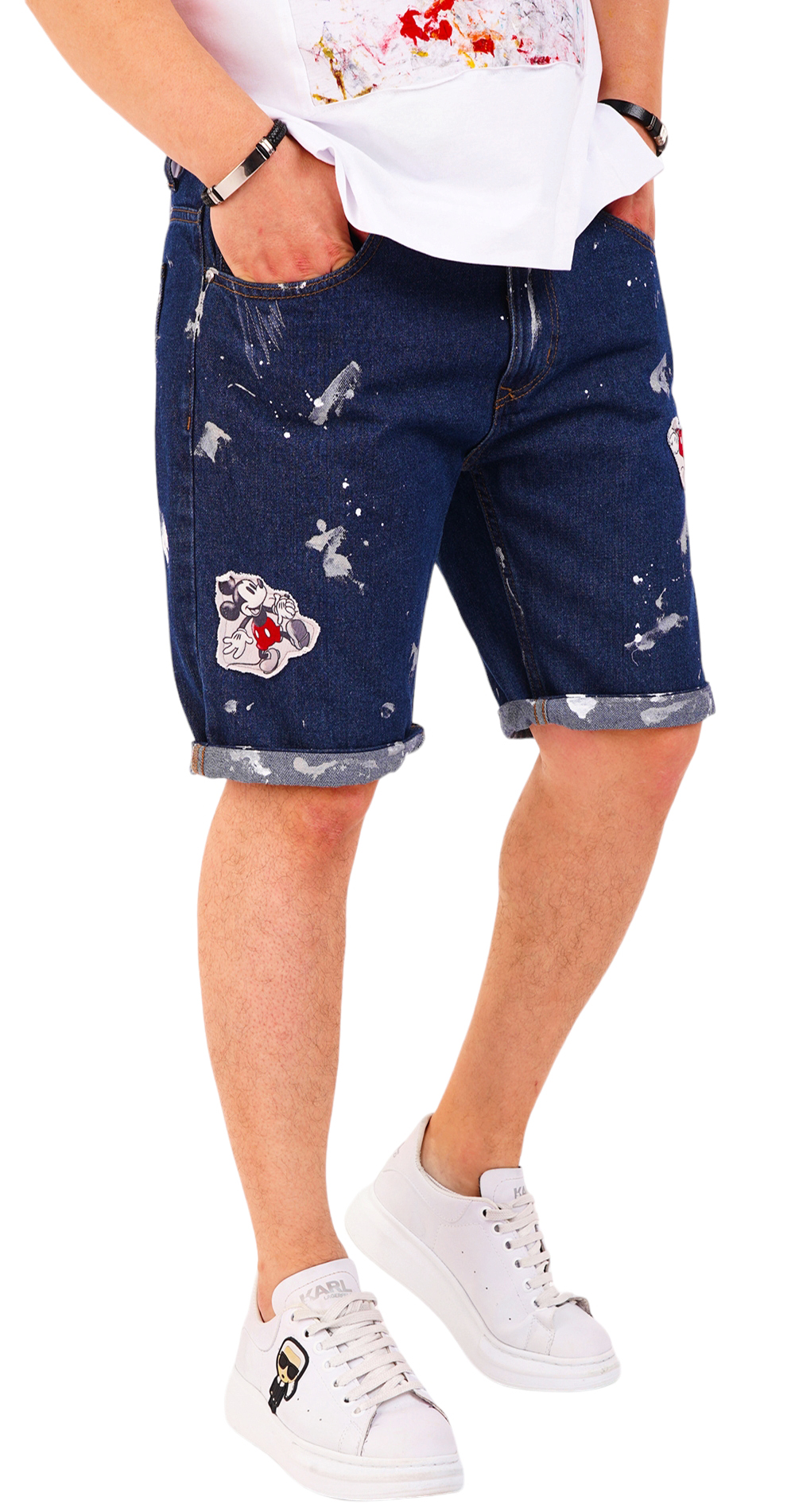 Blugi scurti, editie speciala FINAL SALES MSL6607 Blugi scurti, editie speciala MSL6607