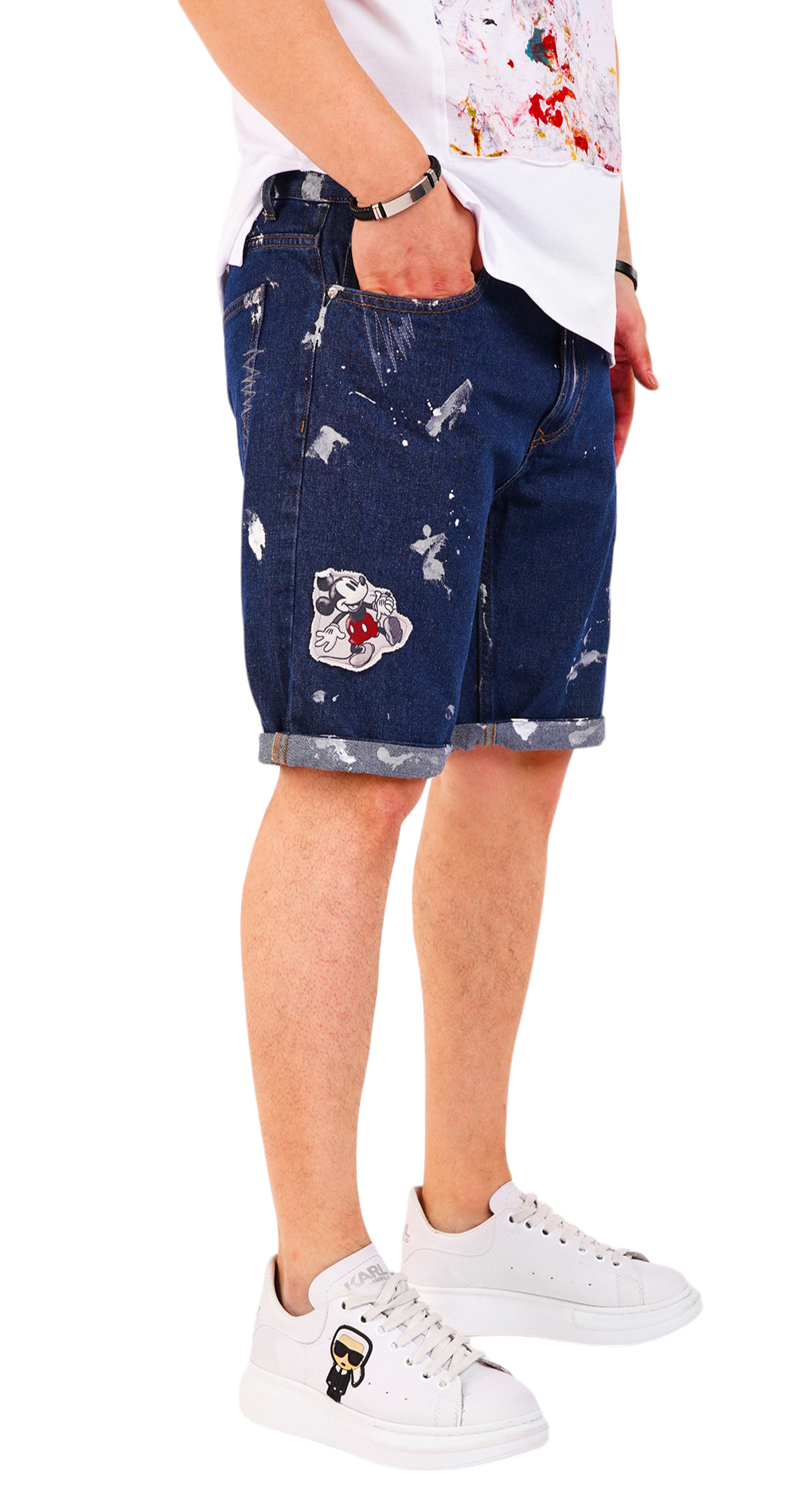 Blugi scurti, editie speciala FINAL SALES MSL6607 Blugi scurti, editie speciala MSL6607