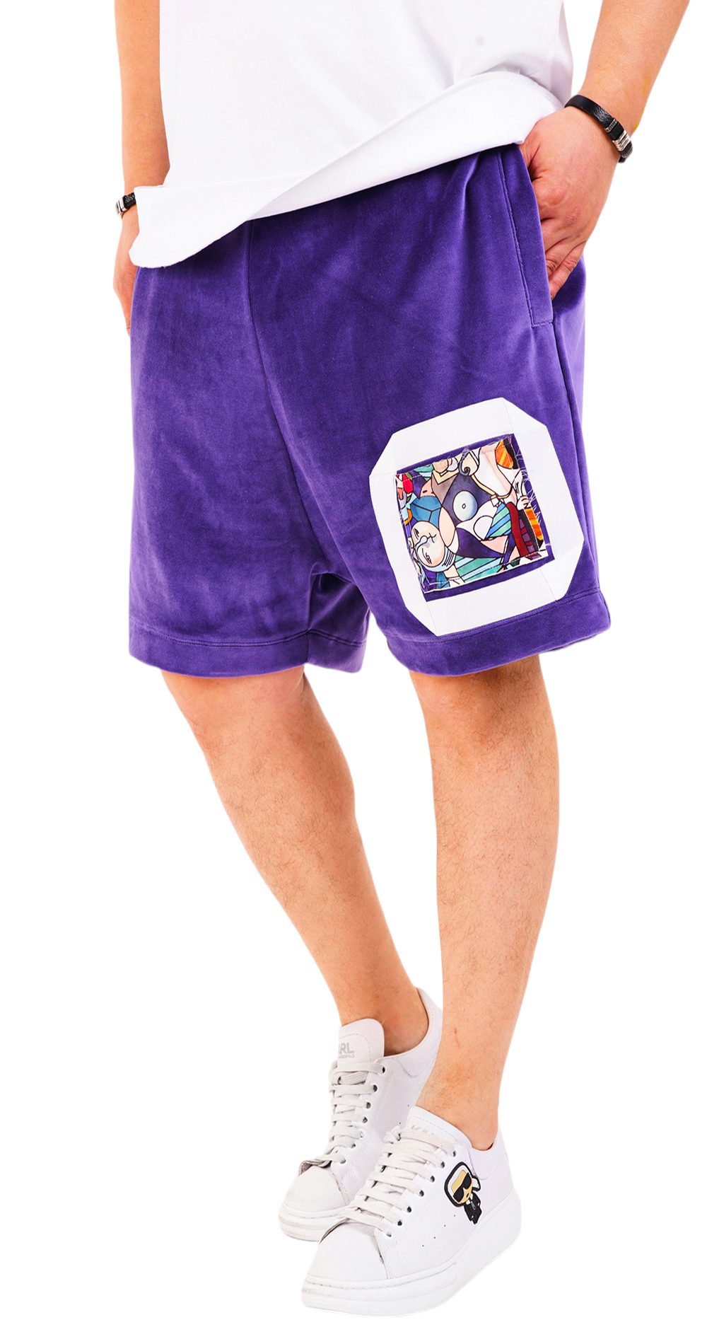 Pantaloni scurti tur lasat si croiala lejera MSL6612