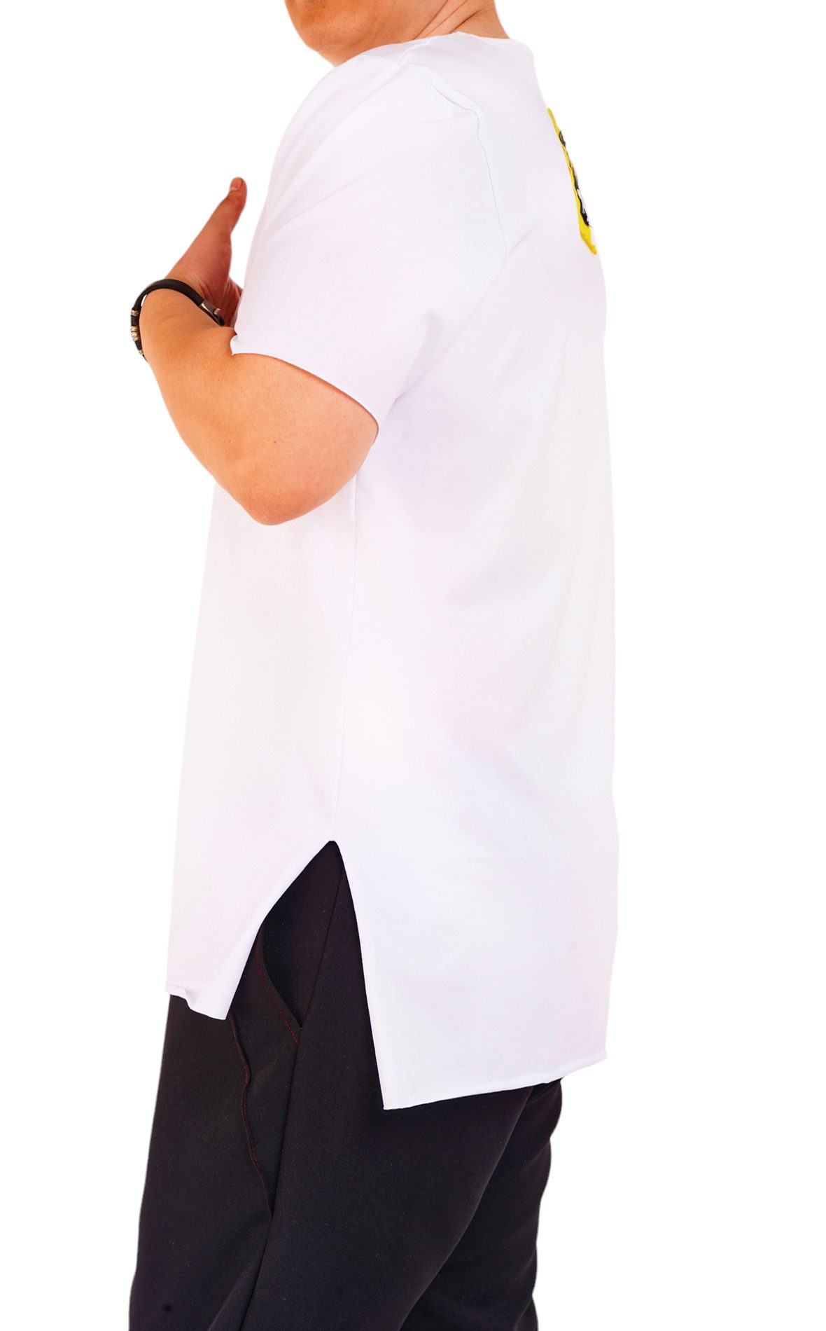 Tricou handmade cu stropi de culoare MTL6624