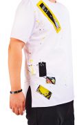 Tricou handmade cu stropi de culoare MTL6624
