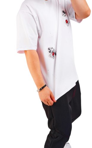 Tricou croiala lejera, relaxed MTL6626