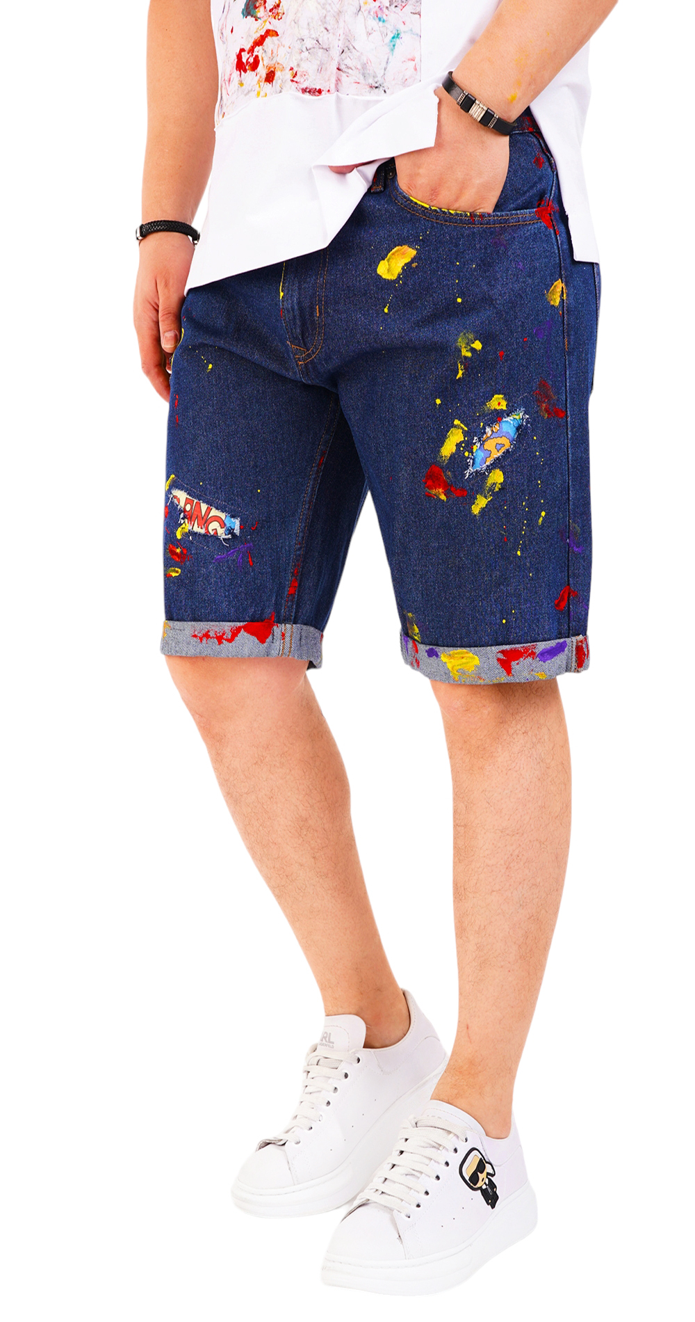 Blugi colorati - editie vara ART AS AN EXPRESSION MSL6701 Blugi colorati - editie vara MSL6701