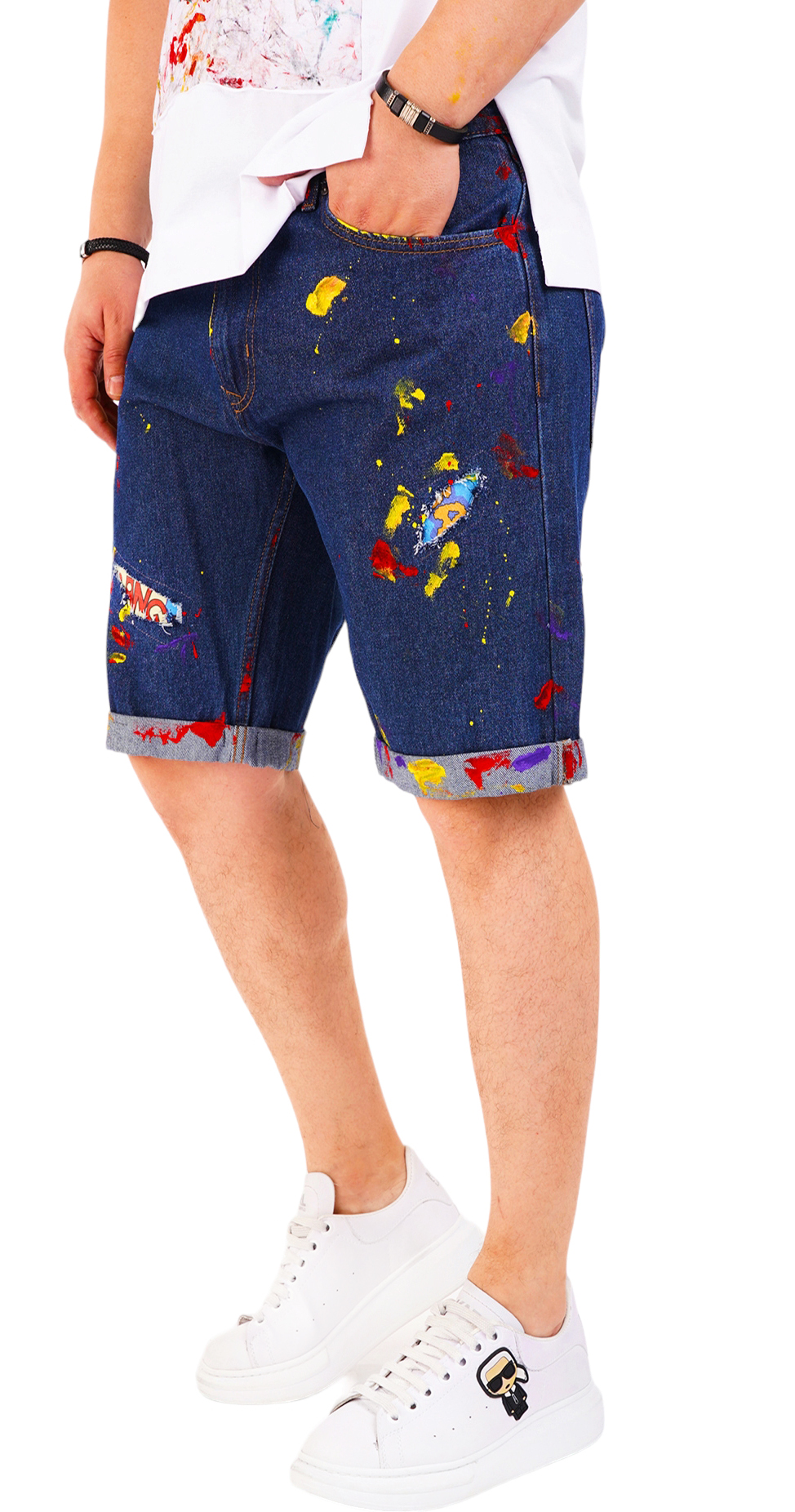 Blugi colorati - editie vara ART AS AN EXPRESSION MSL6701 Blugi colorati - editie vara MSL6701