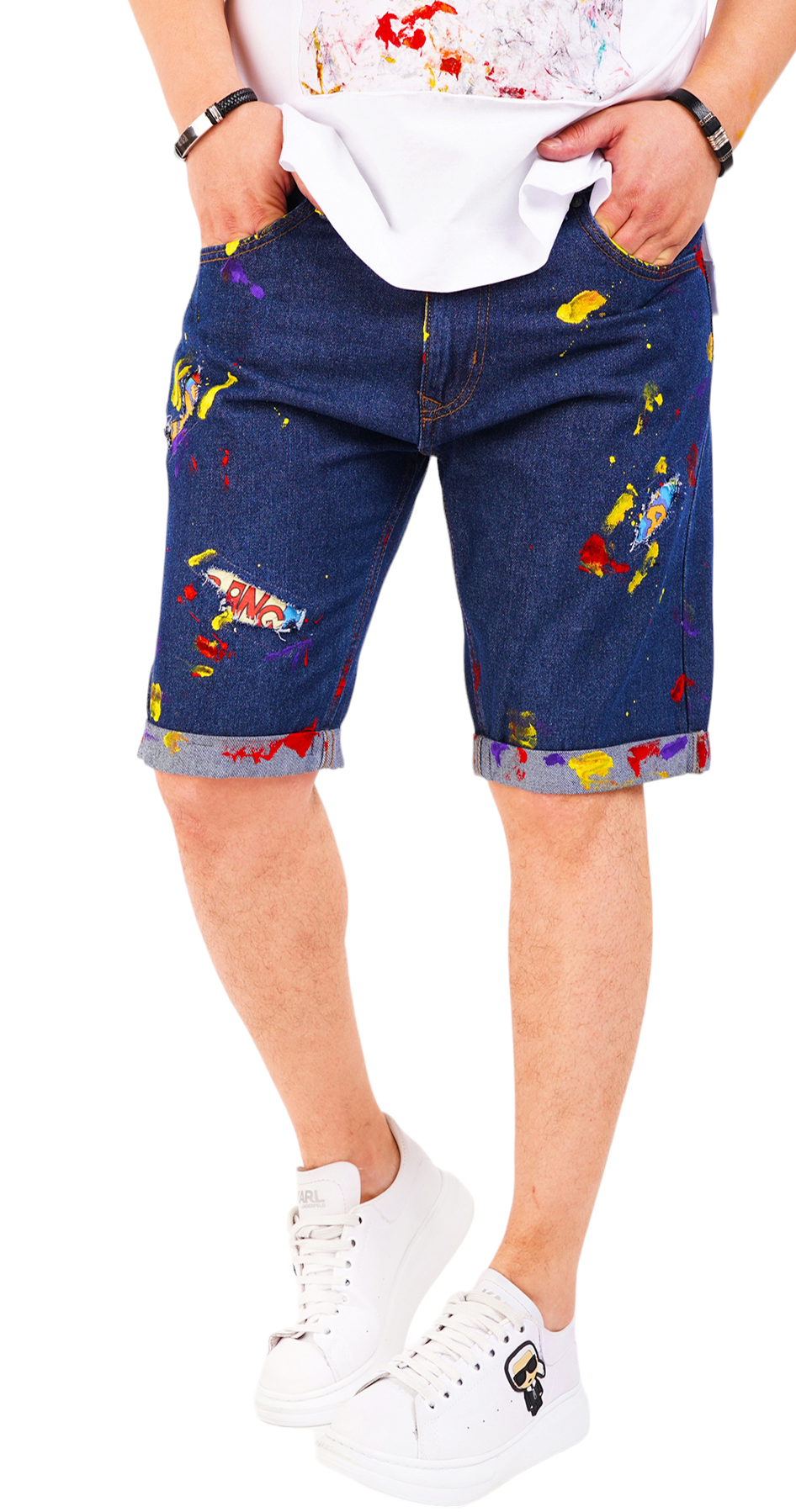 Blugi colorati - editie vara ART AS AN EXPRESSION MSL6701 Blugi colorati - editie vara MSL6701