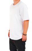 Tricou white-minimal, croiala relaxed MTL6725