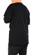 Tricou croiala relaxed, black minimal MTL6726