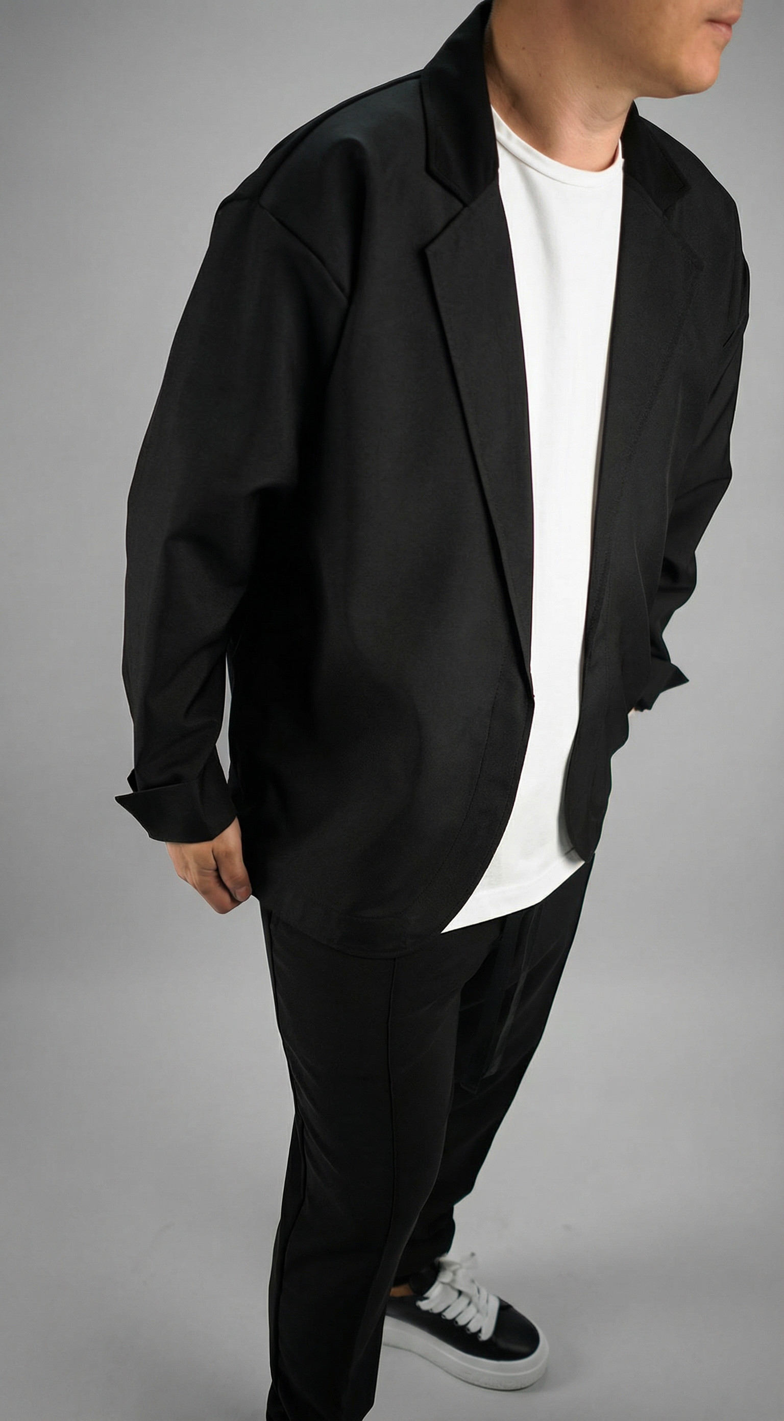 Sacou oversized BECKHAM, stofa premium autumn MAL7110 Sacou oversized BECKHAM, stofa premium MAL7110