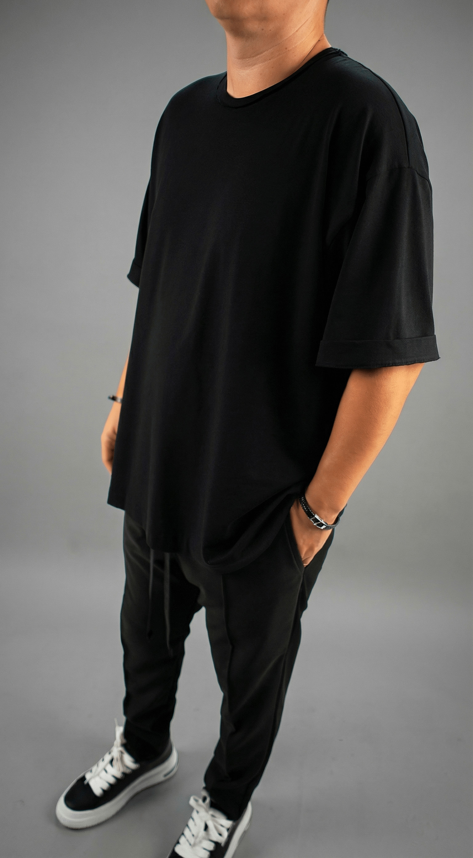 TRICOU BLACK UNIVERSE oversized autumn MTL7109 TRICOU BLACK UNIVERSE oversized MTL7109