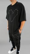 Tricou oversized - HEART STITCH MTL7127