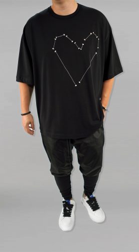 Tricou oversized - HEART STITCH MTL7127