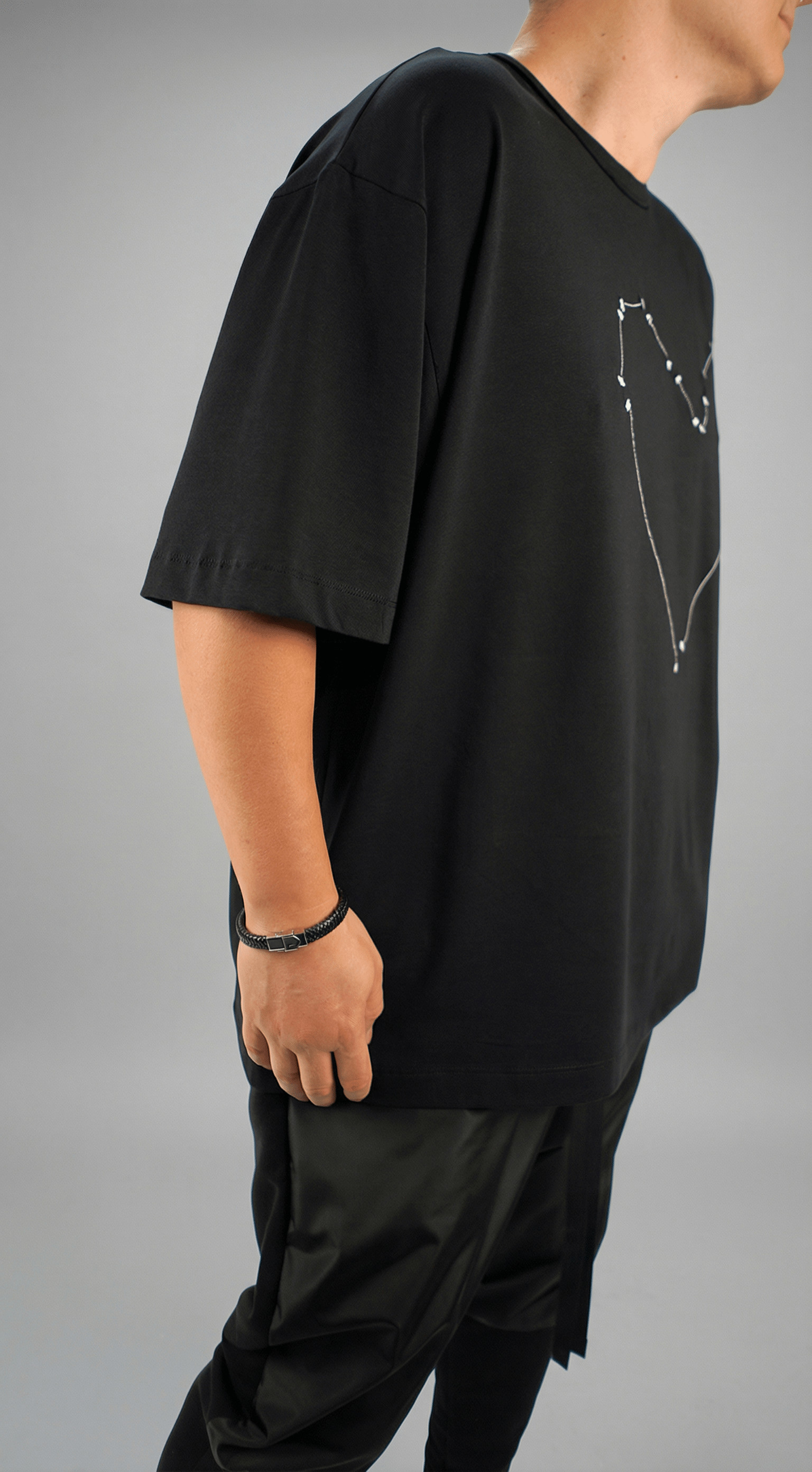 Tricou oversized - HEART STITCH Noua Colectie MTL7127 Tricou oversized - HEART STITCH MTL7127