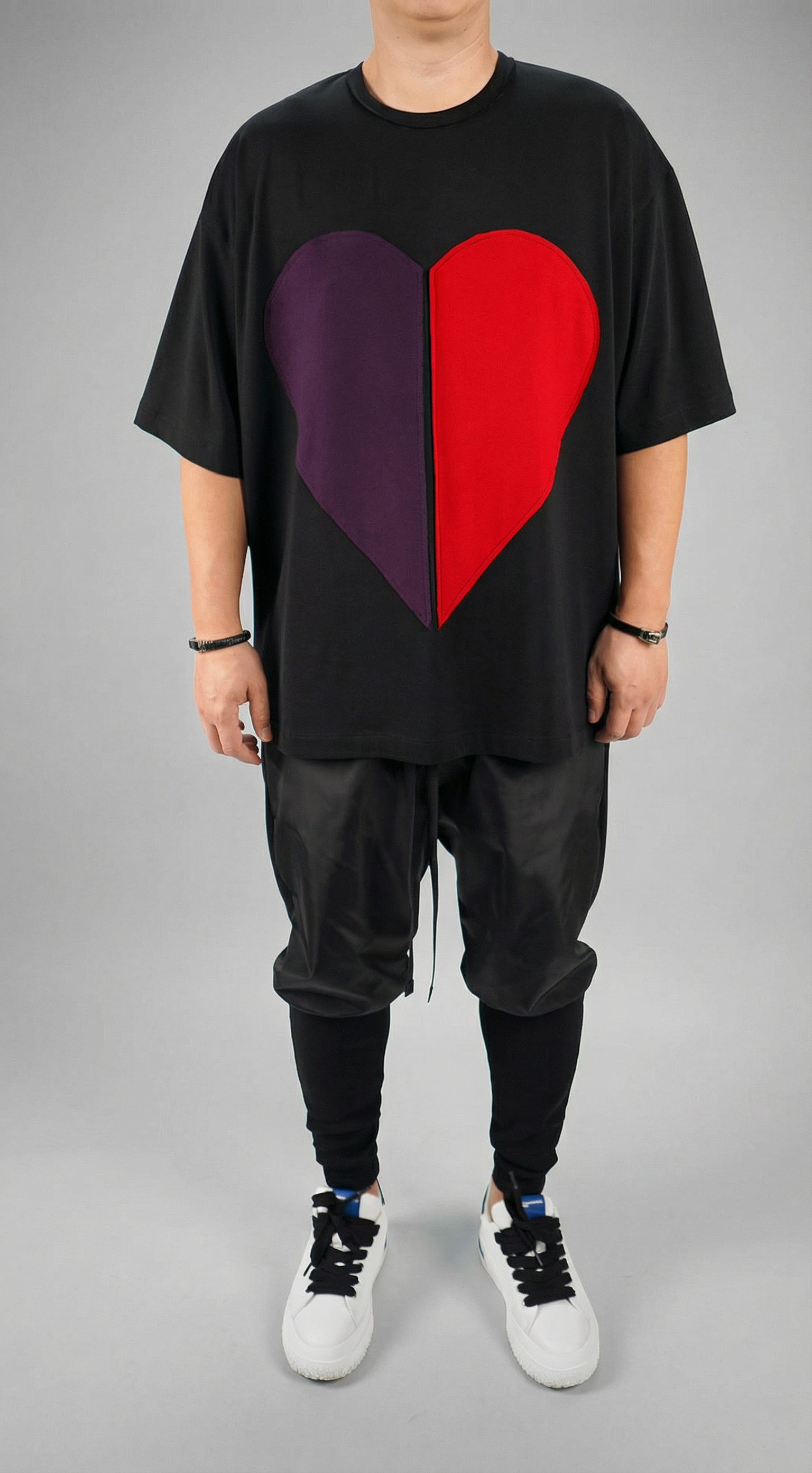 Tricou oversized - DOUBLE EXPOSURE Noua Colectie MTL7128 Tricou oversized - DOUBLE EXPOSURE MTL7128