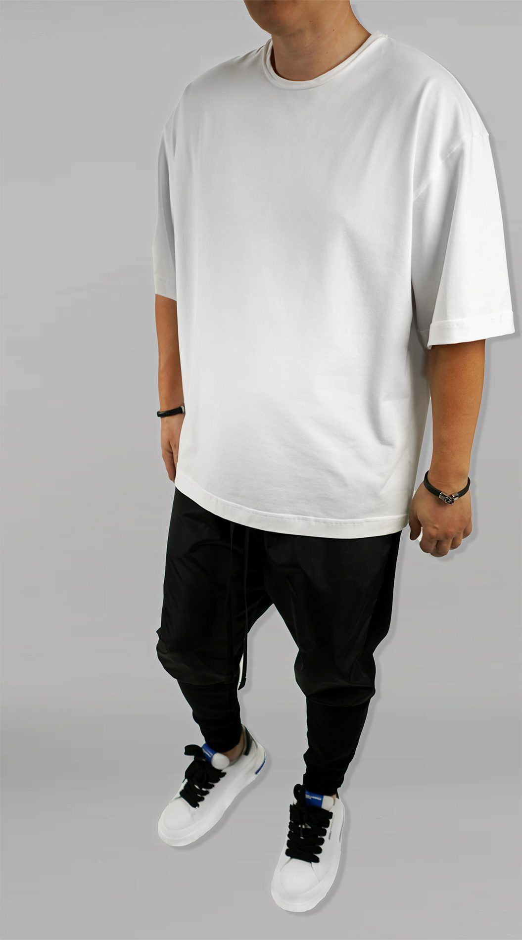 Tricou ALL WHITE oversized MTL7129