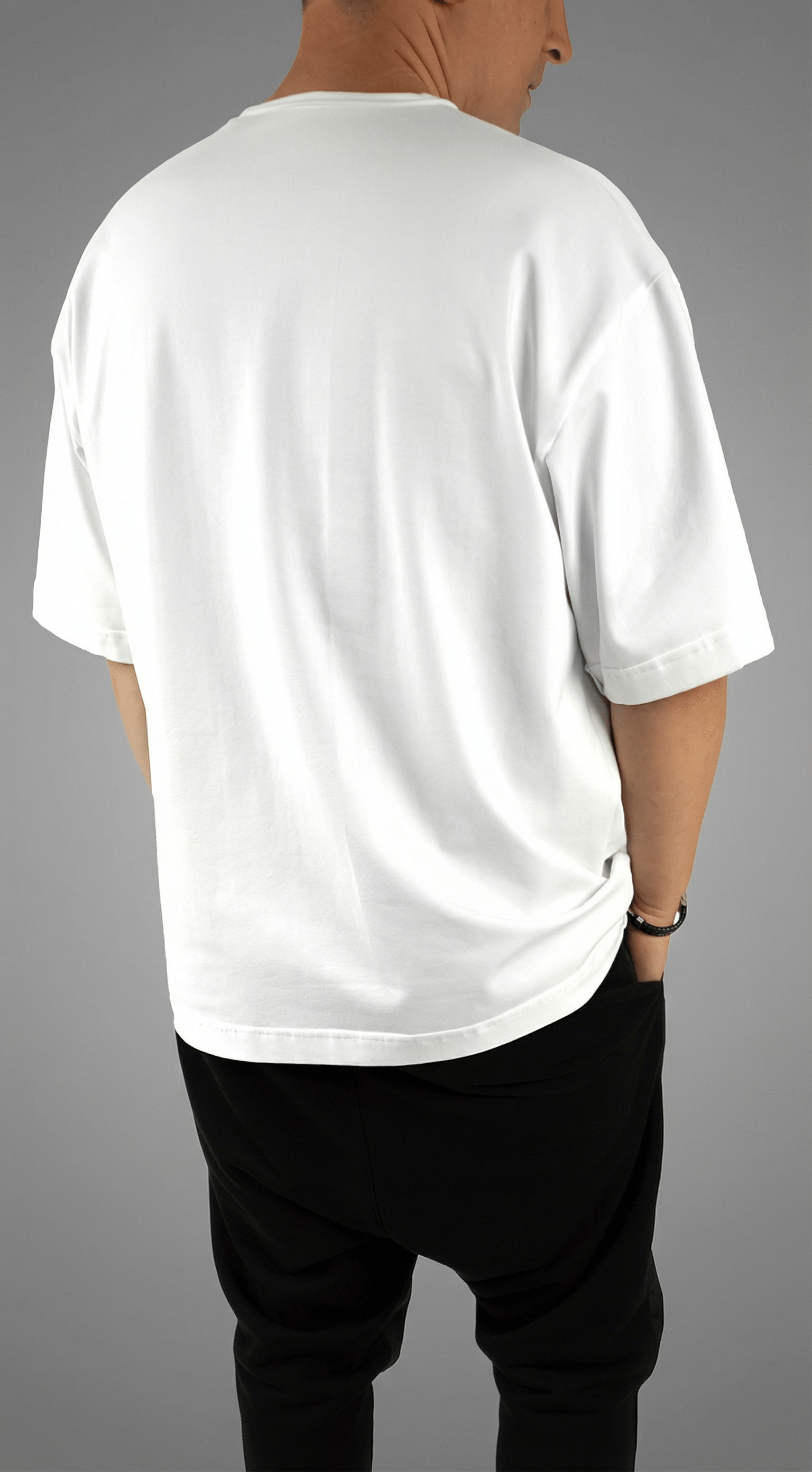 Tricou ALL WHITE oversized, BECKHAM edition Noua Colectie MTL7129 Tricou ALL WHITE oversized, BECKHAM edition MTL7129