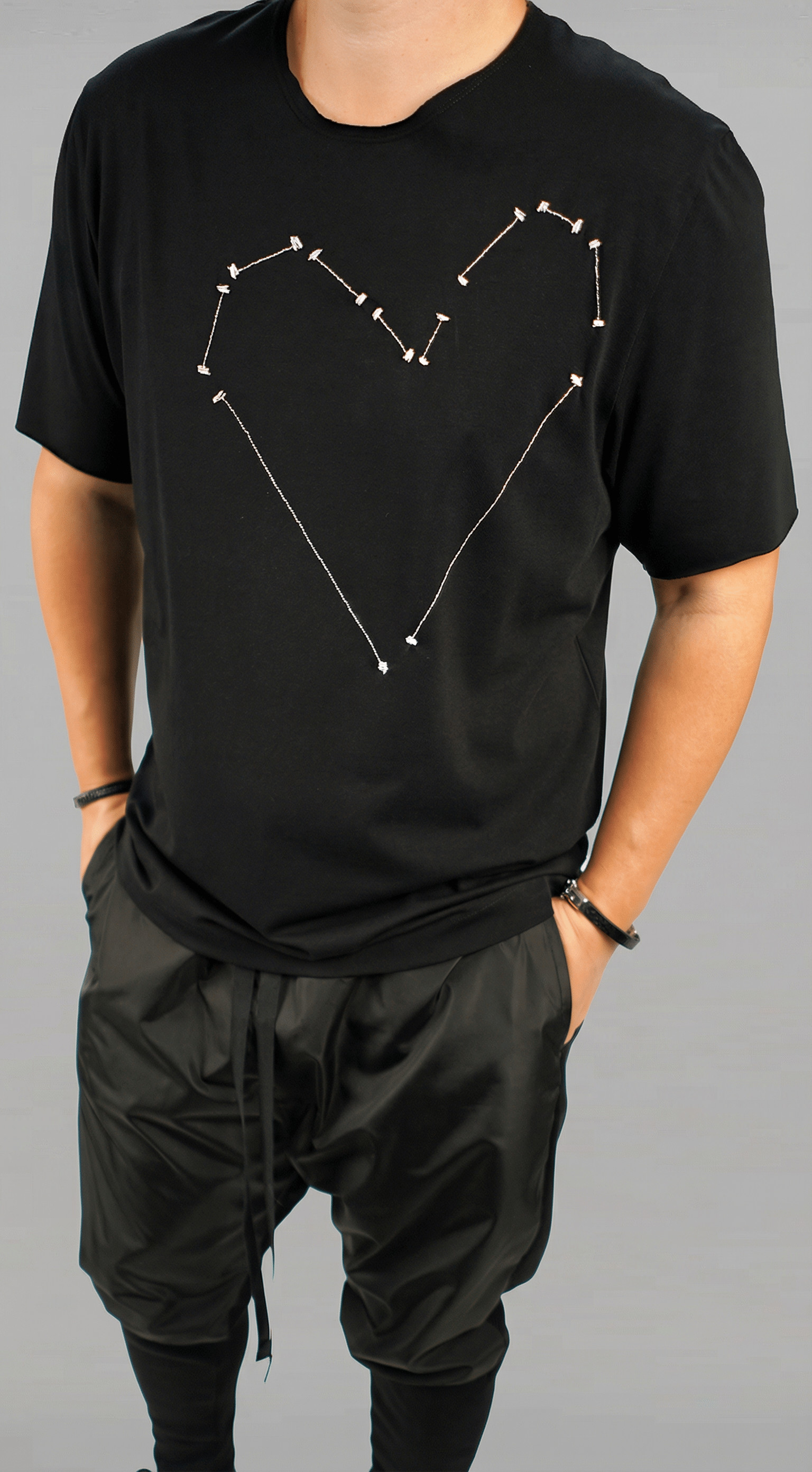 Tricou STITCHED HEART Tricouri MTL7122 Tricou STITCHED HEART MTL7122