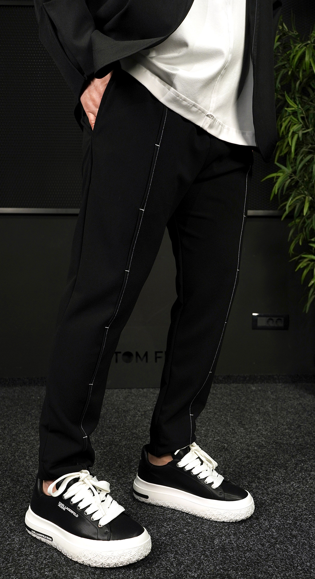 Pantaloni stofa White Pulse Noua Colectie MPL7213 Pantaloni stofa White Pulse MPL7213