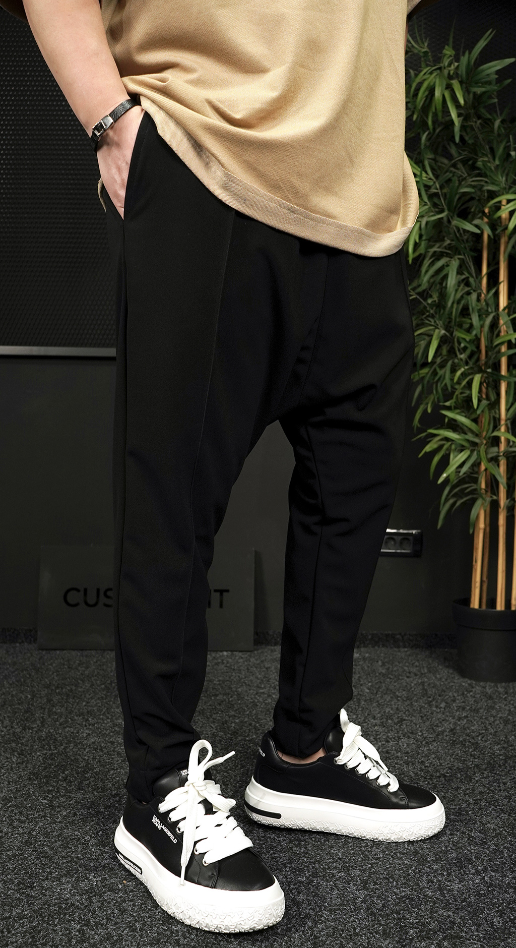 Pantaloni stofa cu turul lasat, YAMAL edition Noua Colectie MPL7209 Pantaloni stofa cu turul lasat, YAMAL edition MPL7209