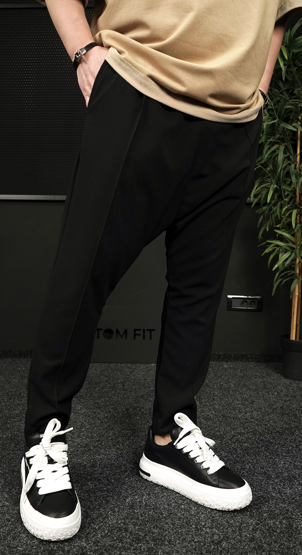 Pantaloni stofa cu turul lasat, YAMAL edition Noua Colectie MPL7209 Pantaloni stofa cu turul lasat, YAMAL edition MPL7209