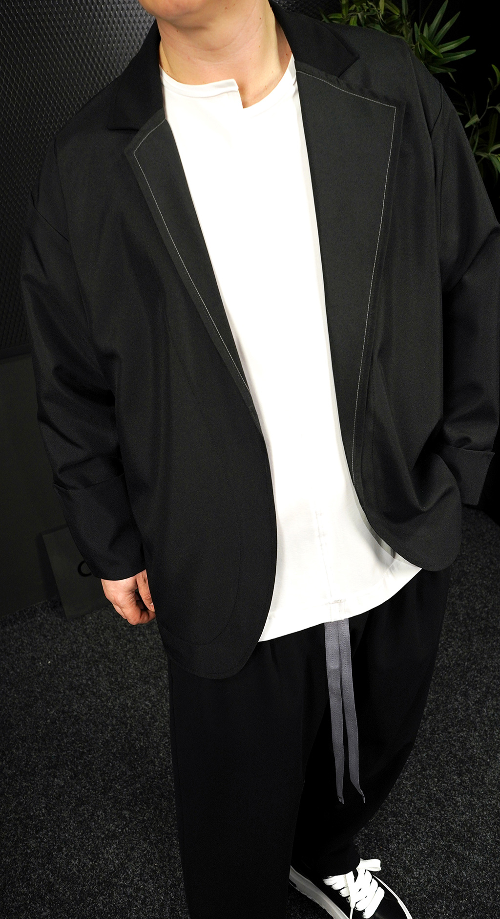 Sacou oversized, asimetric rever - YAMAL edition Noua Colectie MAL7207 Sacou oversized, asimetric rever - YAMAL edition MAL7207