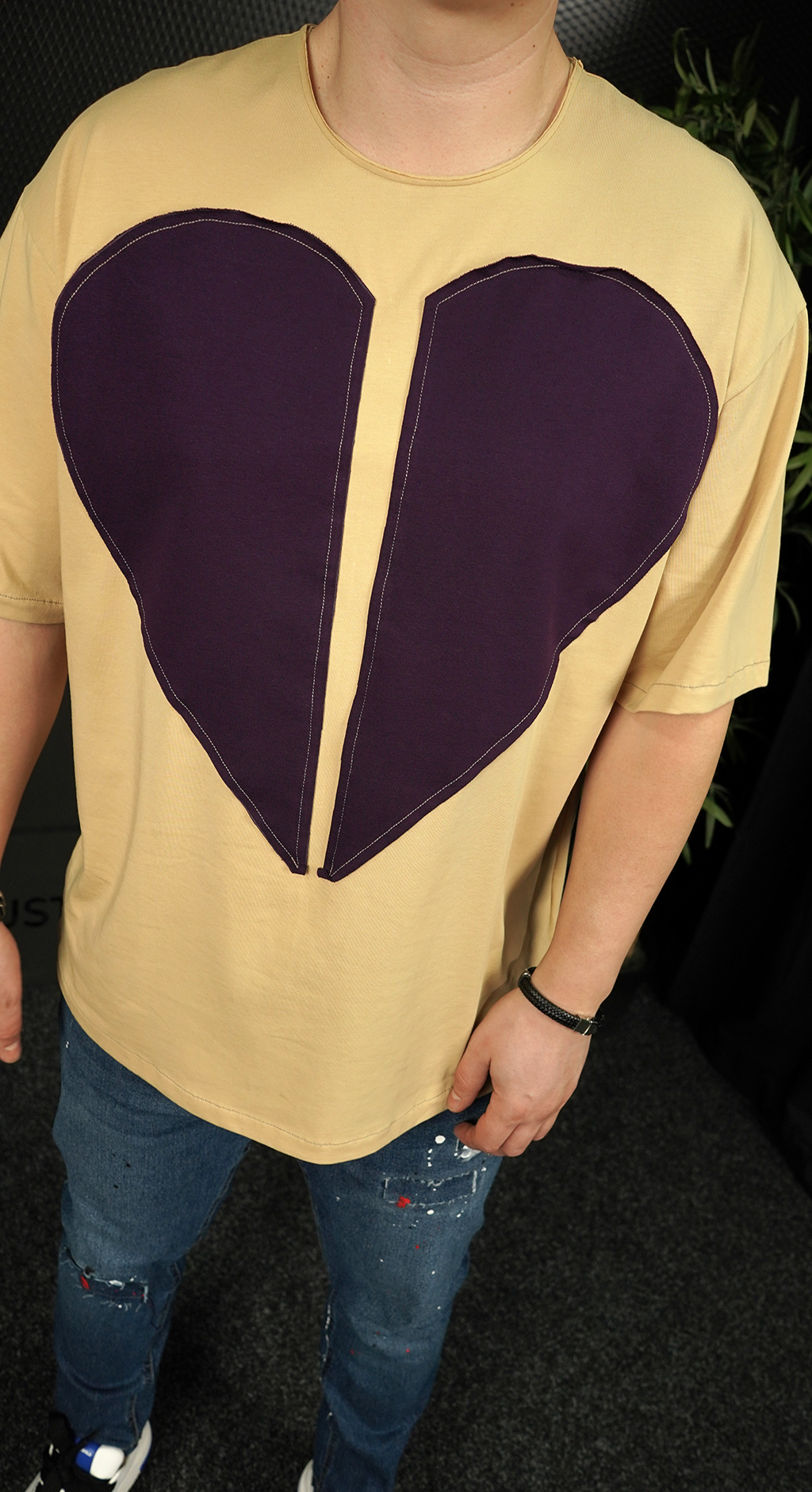 Tricou NUDE HEART Tricouri MTL7217 Tricou NUDE HEART MTL7217