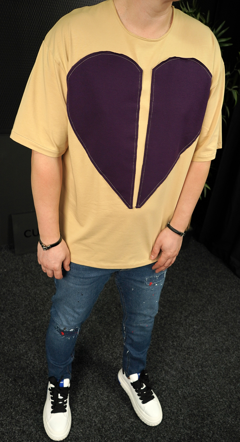 Tricou NUDE HEART Tricouri MTL7217 Tricou NUDE HEART MTL7217