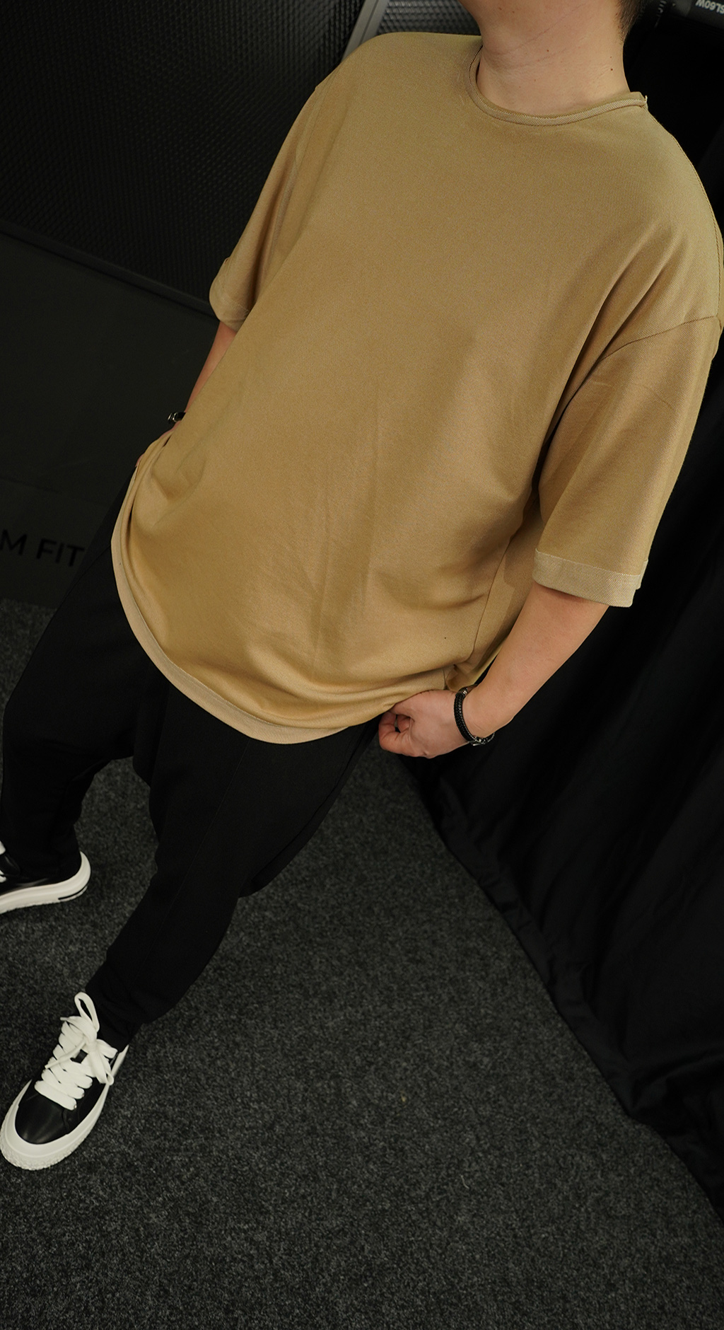 Tricou oversized BLACK GOLD Noua Colectie MTL7210 Tricou oversized BLACK GOLD MTL7210