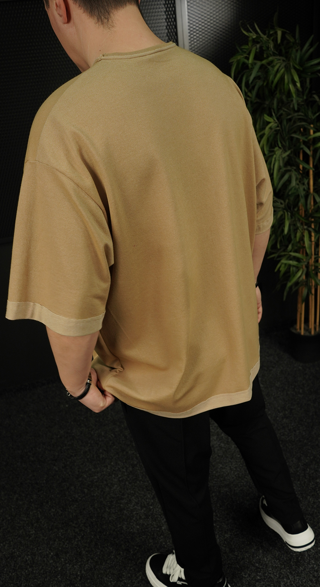 Tricou oversized BLACK GOLD Noua Colectie MTL7210 Tricou oversized BLACK GOLD MTL7210